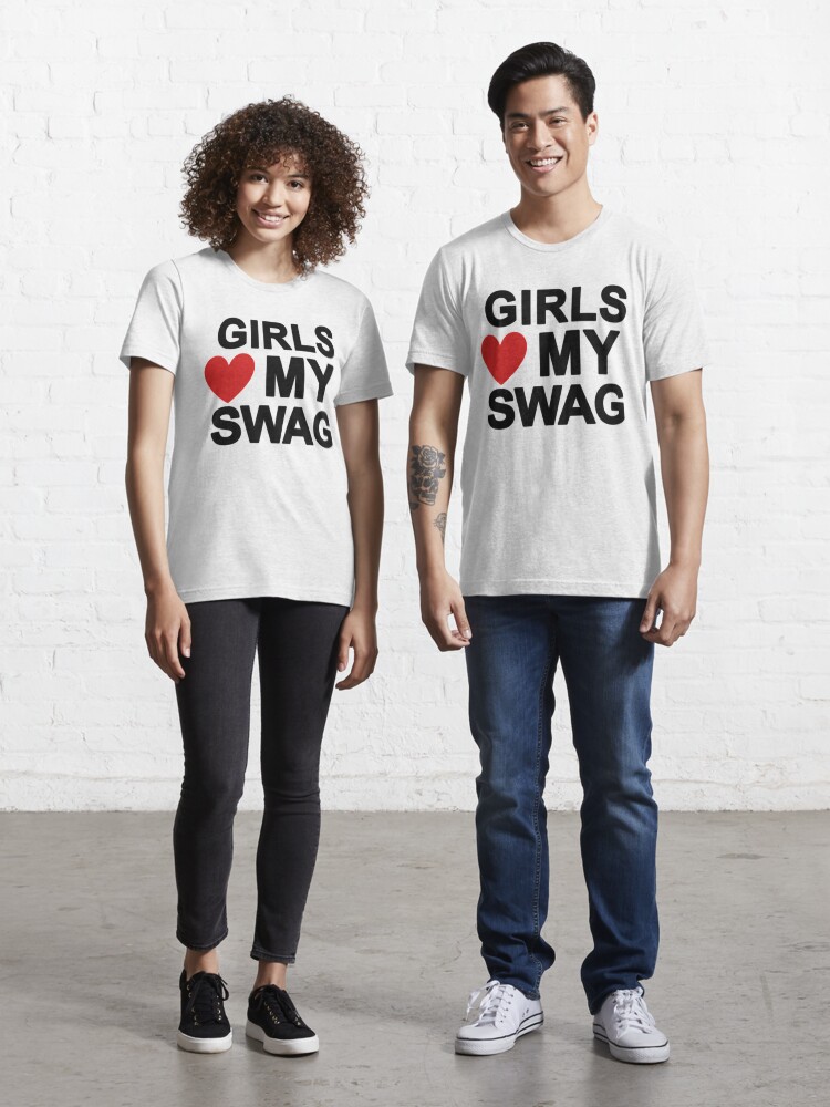 Girls Love Swag Shirt, Shirts Funny Swag Print