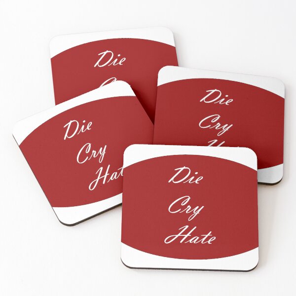 Item preview, Die Cry Hate in Red Oval designed and sold by alpsjourney.