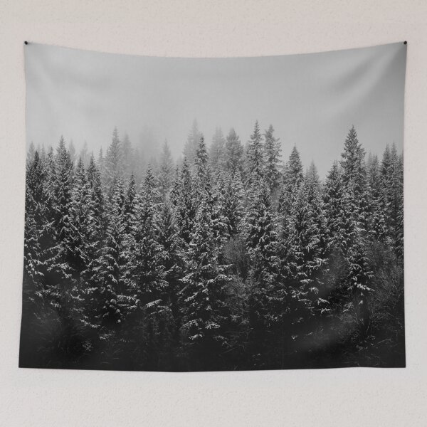 Item preview, snow covered forest hills designed and sold by JLPhotographer.