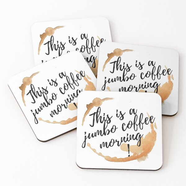 Item preview, this is a jumbo coffee morning stain designed and sold by NelBo.