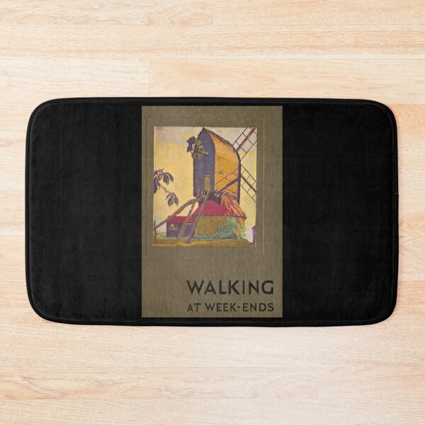 Item preview, Walking retro poster designed and sold by CorasPosters.