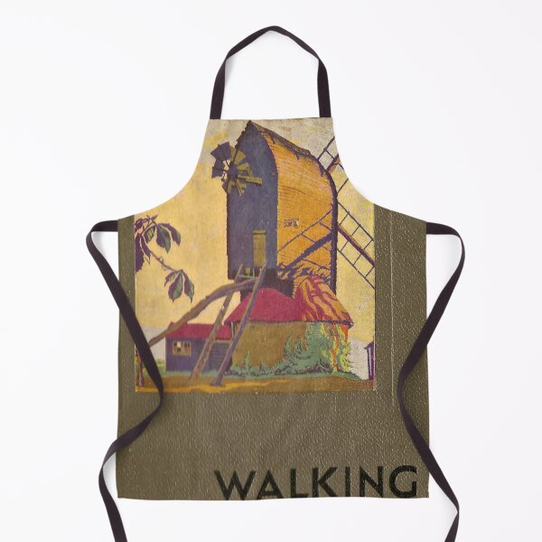 Item preview, Walking retro poster designed and sold by CorasPosters.