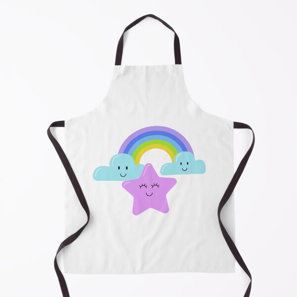 Item preview, Kawaii Star clouds and rainbow designed and sold by CarolinasDsgns.