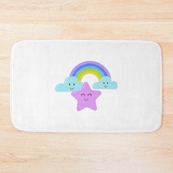 Item preview, Kawaii Star clouds and rainbow designed and sold by CarolinasDsgns.