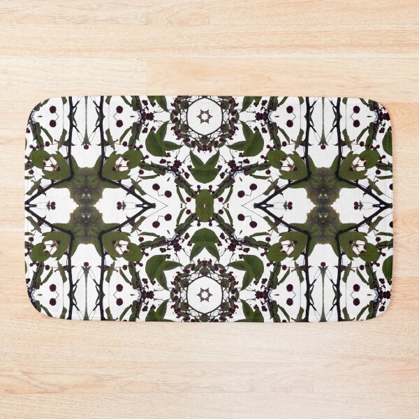 Item preview, Christmas Red and Green Snowflake Textile Pattern  designed and sold by Zen  Goat.