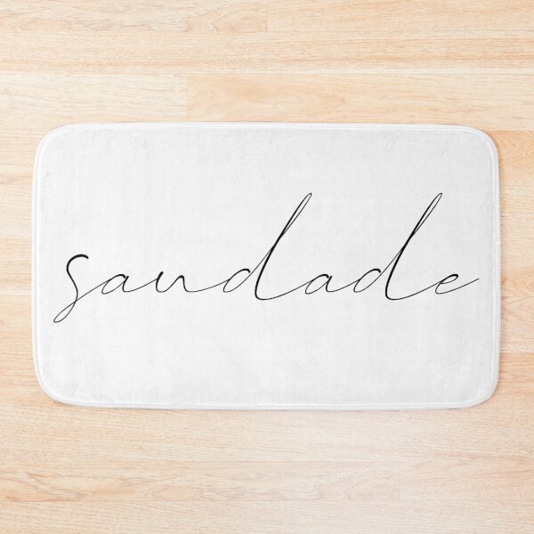 Item preview, Saudade script (black) designed and sold by alexandracpinto.