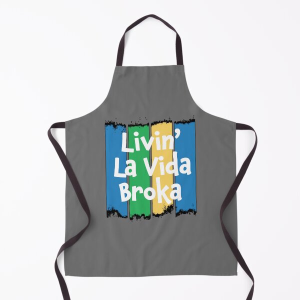 Item preview, Livin' La Vida Broka - Funny Quote Gift - Retro Colrs & White Lettering Design designed and sold by Richard529.