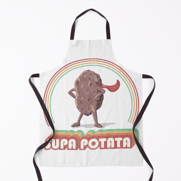 Item preview, Supa Potata Rainbow Distressed Retro Potato Design designed and sold by American Fried Culture.