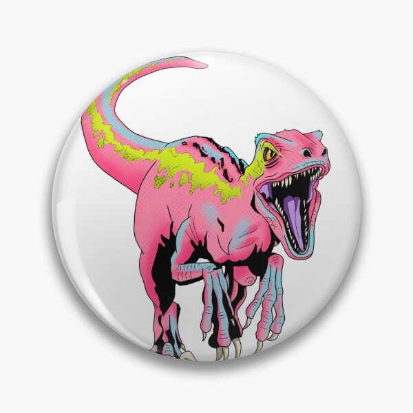 Item preview, Pink Velociraptor designed and sold by DrawnBySeph.