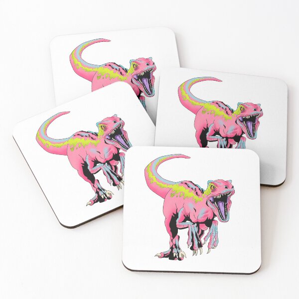 Item preview, Pink Velociraptor designed and sold by DrawnBySeph.