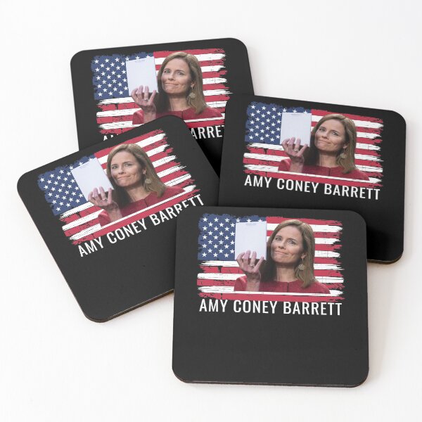 Item preview, Amy Coney Barrett Holding Up Notepad  designed and sold by Jennifer Church.