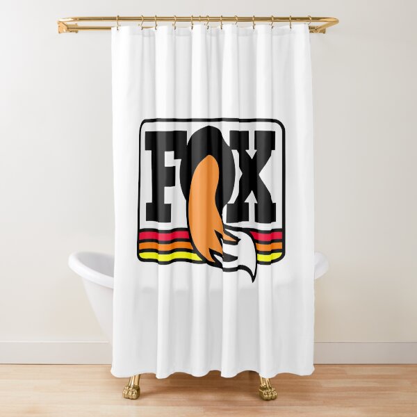 Fox Moto-x shox cross motorcycles vintage 70's  Shower Curtain for Sale by  Hecksploitation