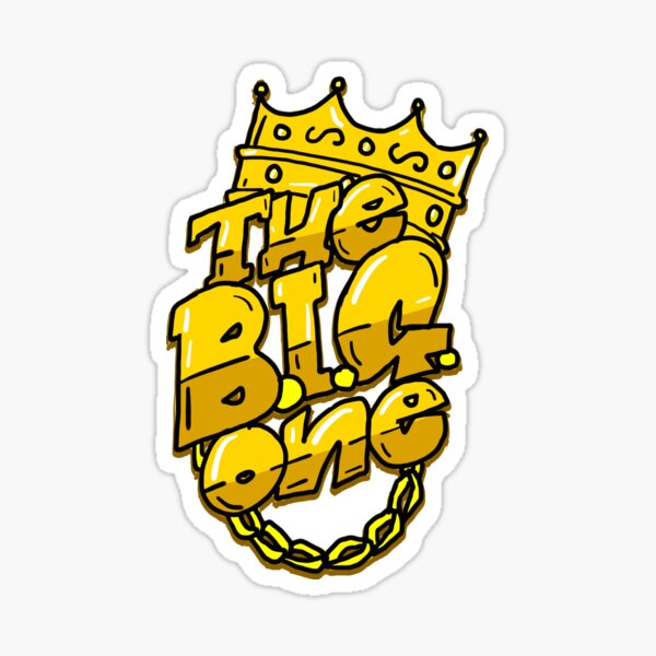 The BIG one! For kids that have turned age one for a Hip Hop themed party Sticker