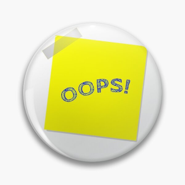 Item preview, Oops! Stickers designed and sold by worldtrend.