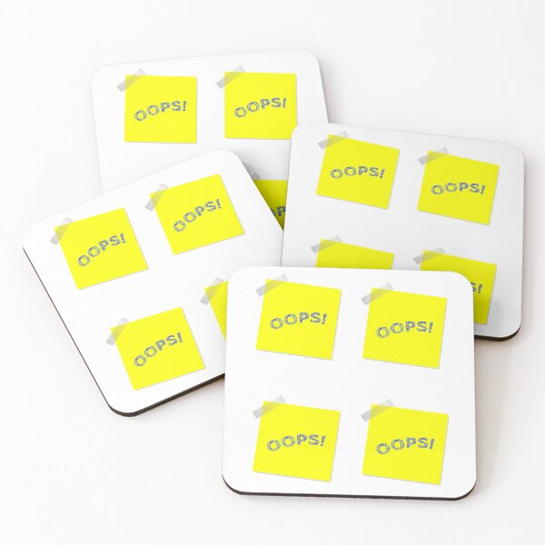 Item preview, Oops! Stickers designed and sold by worldtrend.