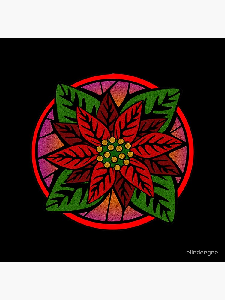Poinsettia Flower by elledeegee