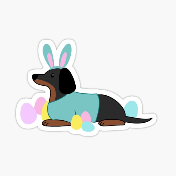 Item preview, Easter Dachshund  designed and sold by KriceDesign.