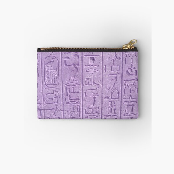 Item preview, Egyptian Hieroglyphics Pastel Purple  designed and sold by Ninjakandy.