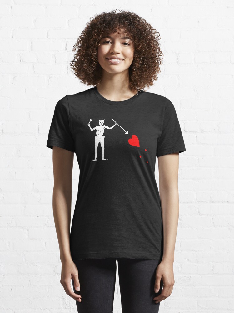 Alternate view of Edward Teach Pirate Flag Essential T-Shirt