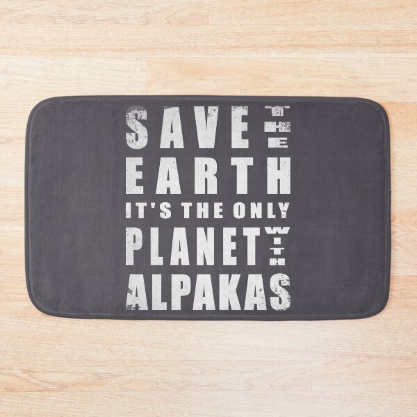 Artikelvorschau, Rette die Erde, es ist der einzige Planet mit Alpakas Geschenk zum Klimawandel entworfen und verkauft von CareShare Design.