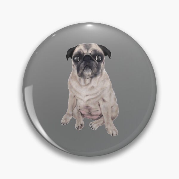 Item preview, Coco La Carlino Pug Gris designed and sold by CoconatStudio.