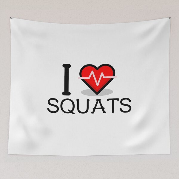 Item preview, I Heart Squats designed and sold by MrTshirtKing.