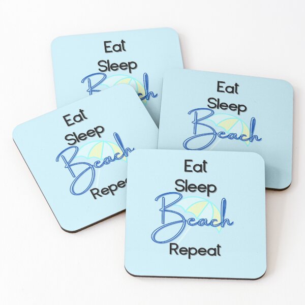 Item preview, Eat Sleep Beach Repeat designed and sold by designlee.