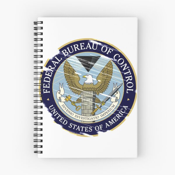 Item preview, Scratched federal bureau of control seal designed and sold by AidanMDesigns.