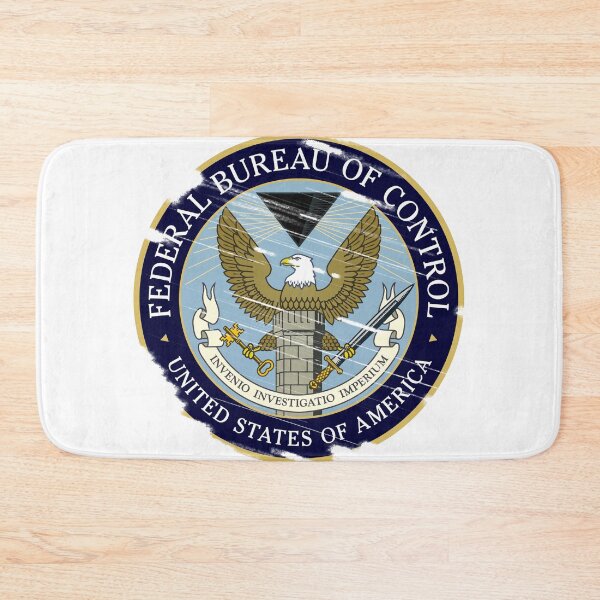 Item preview, Scratched federal bureau of control seal designed and sold by AidanMDesigns.