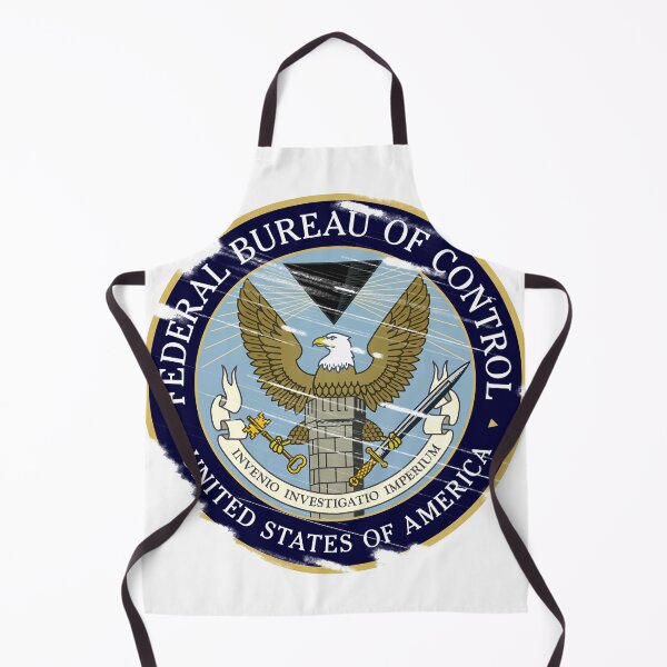 Item preview, Scratched federal bureau of control seal designed and sold by AidanMDesigns.