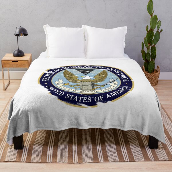 Item preview, Scratched federal bureau of control seal designed and sold by AidanMDesigns.