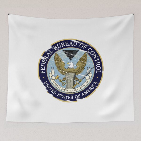 Item preview, Scratched federal bureau of control seal designed and sold by AidanMDesigns.