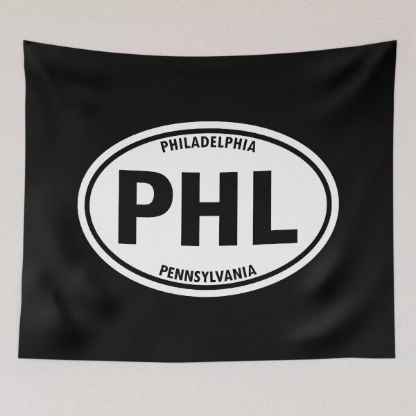 Item preview, Philadelphia, Pennsylvania PHL Oval Travel Sticker - Remember that road trip to the city of brotherly love ... philly! designed and sold by SeaStories88.