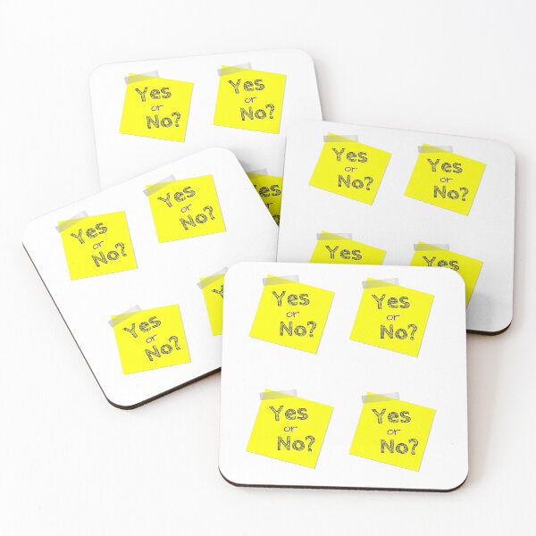 Item preview, Yes or No? Stickers designed and sold by worldtrend.