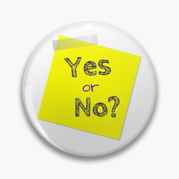 Item preview, Yes or No? Stickers designed and sold by worldtrend.