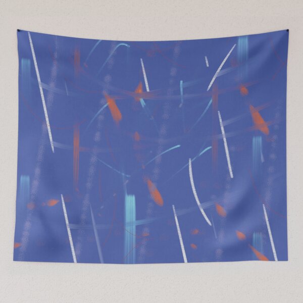 Item preview, Recursive Patter Blue-Orange designed and sold by SajorZaid.