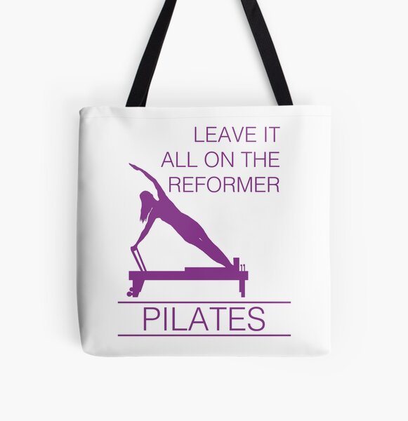 Leave It All On The Reformer Pilates Tote Bag for Sale by LeeTowleArt
