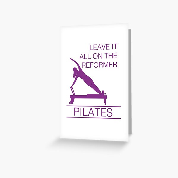 Pilates Greeting Cards Redbubble