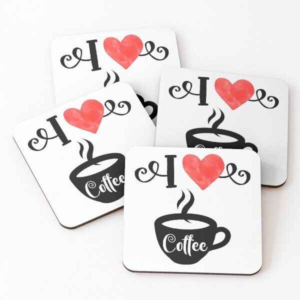 Item preview, I Heart Coffee - Coffee Love designed and sold by LovenLaughter.