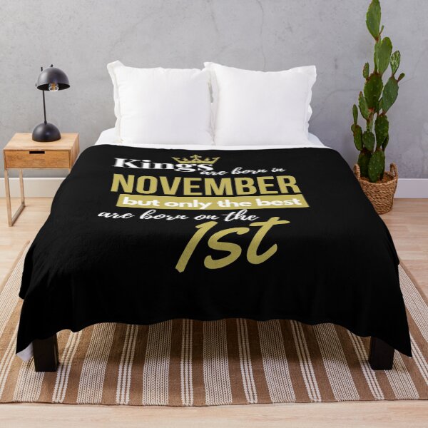 Item preview, Kings are born in November but only the best are born on November 1st designed and sold by S4PPHIRE-DES1GN.
