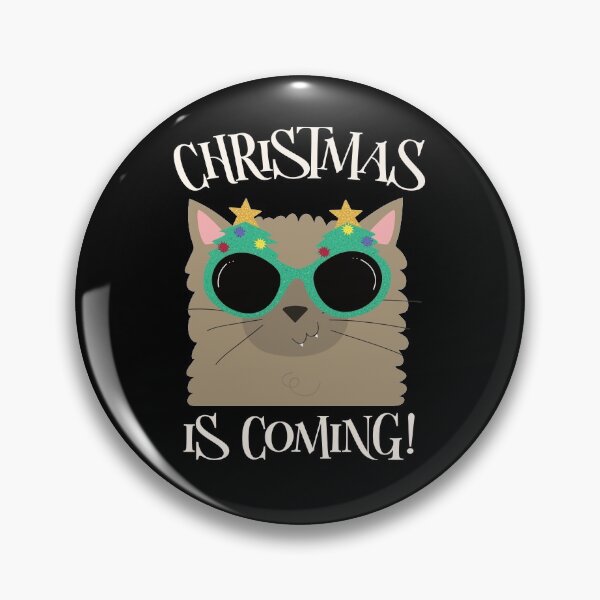 Item preview, Xmas is Coming - Christmas is Coming Cat designed and sold by Coder-T.