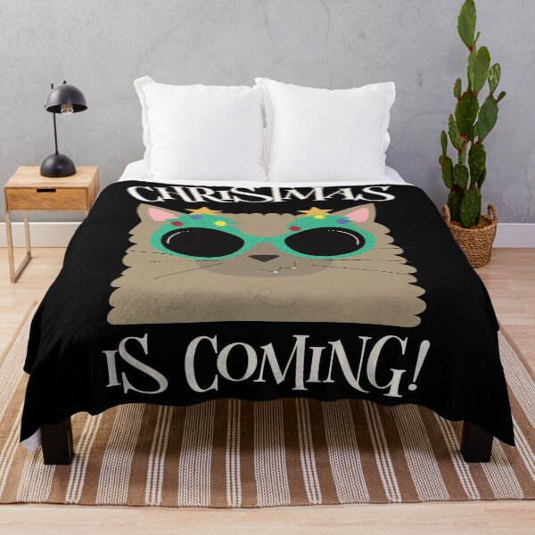 Item preview, Xmas is Coming - Christmas is Coming Cat designed and sold by Coder-T.