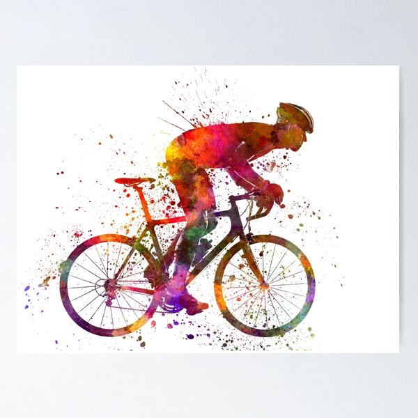 Item preview, cyclist road bicycle designed and sold by paulrommer.