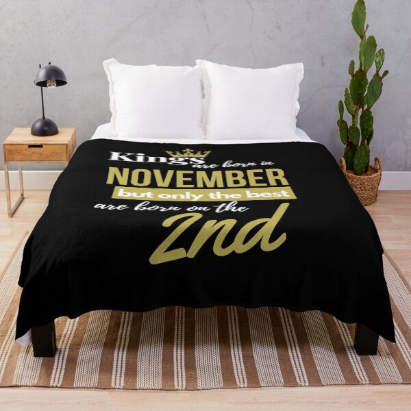 Item preview, Kings are born in November but only the best are born on November 2nd designed and sold by S4PPHIRE-DES1GN.