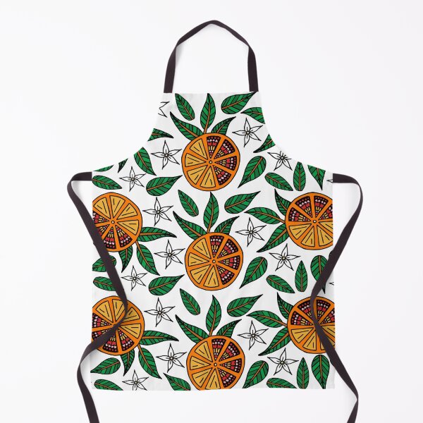 Item preview, Oranges and Flowers || Summer || Pattern || Fruit || Juice designed and sold by Hilary Leslie.