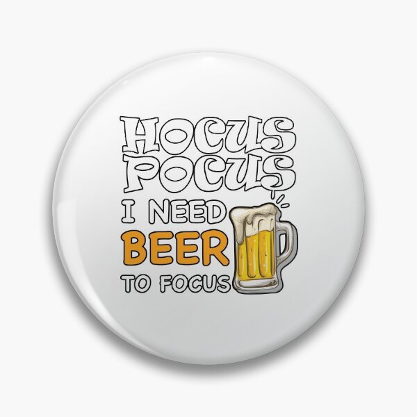 Item preview, Hocus Pocus I Need Beer To Focus designed and sold by Marstore.