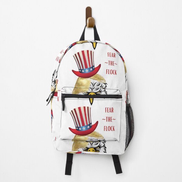 Item preview, President Trump Hair Fear The Flock Vote Eagle Patriotic designed and sold by Drnksuzys.