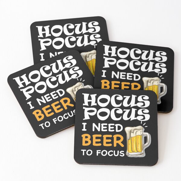 Item preview, Hocus Pocus I Need Beer To Focus designed and sold by Marstore.