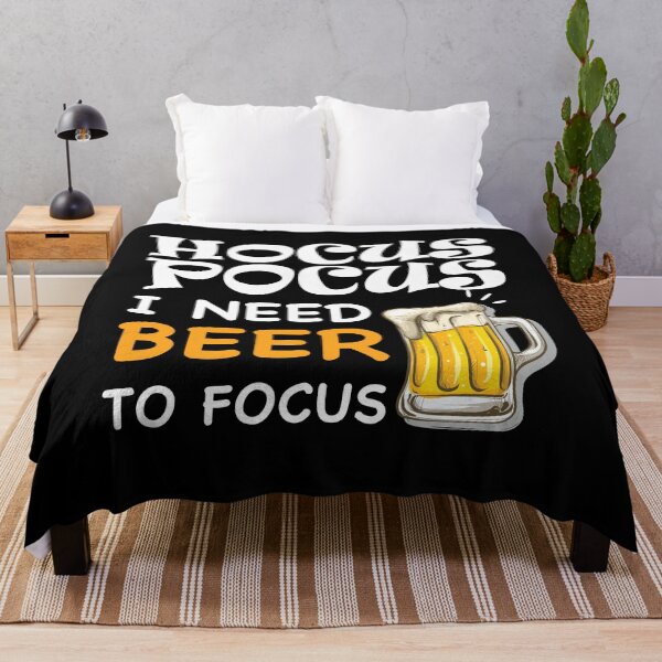 Item preview, Hocus Pocus I Need Beer To Focus designed and sold by Marstore.