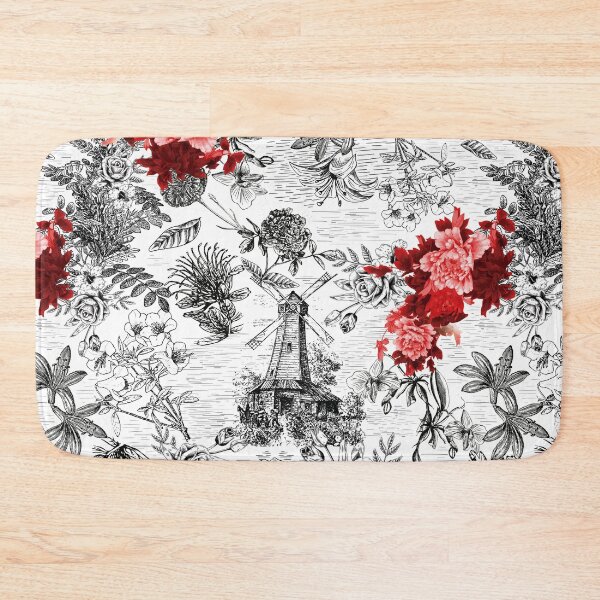 Item preview, Toile de Jouy Floral designed and sold by SamyMust.